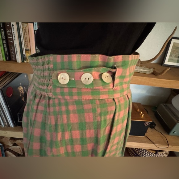 NWT Rujuta Sheth Taylor Pant Hudson Stripe Half Plaid sold out online wide leg - Picture 9 of 13